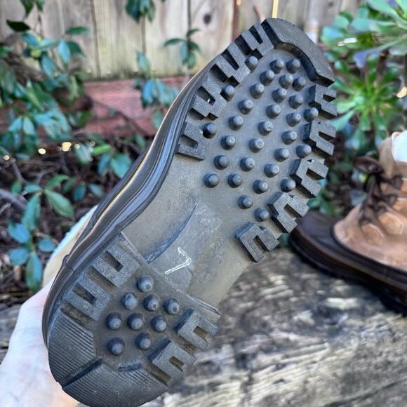 Eddie Bauer Snow Boots Leather Rubber Wool Blend Lined Women's size 7 USA - Picture 7 of 10